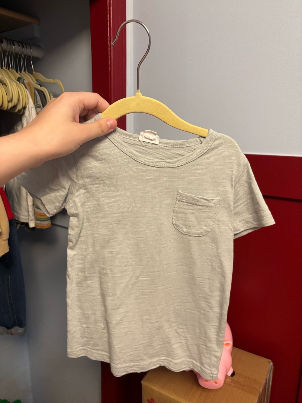 Jamie Kay White Short-Sleeve Pocket Tee